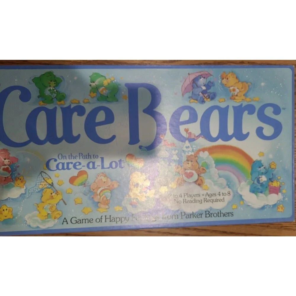 Care Bears Path a lot board game vintage 1983 Parker Brothers happy feelings